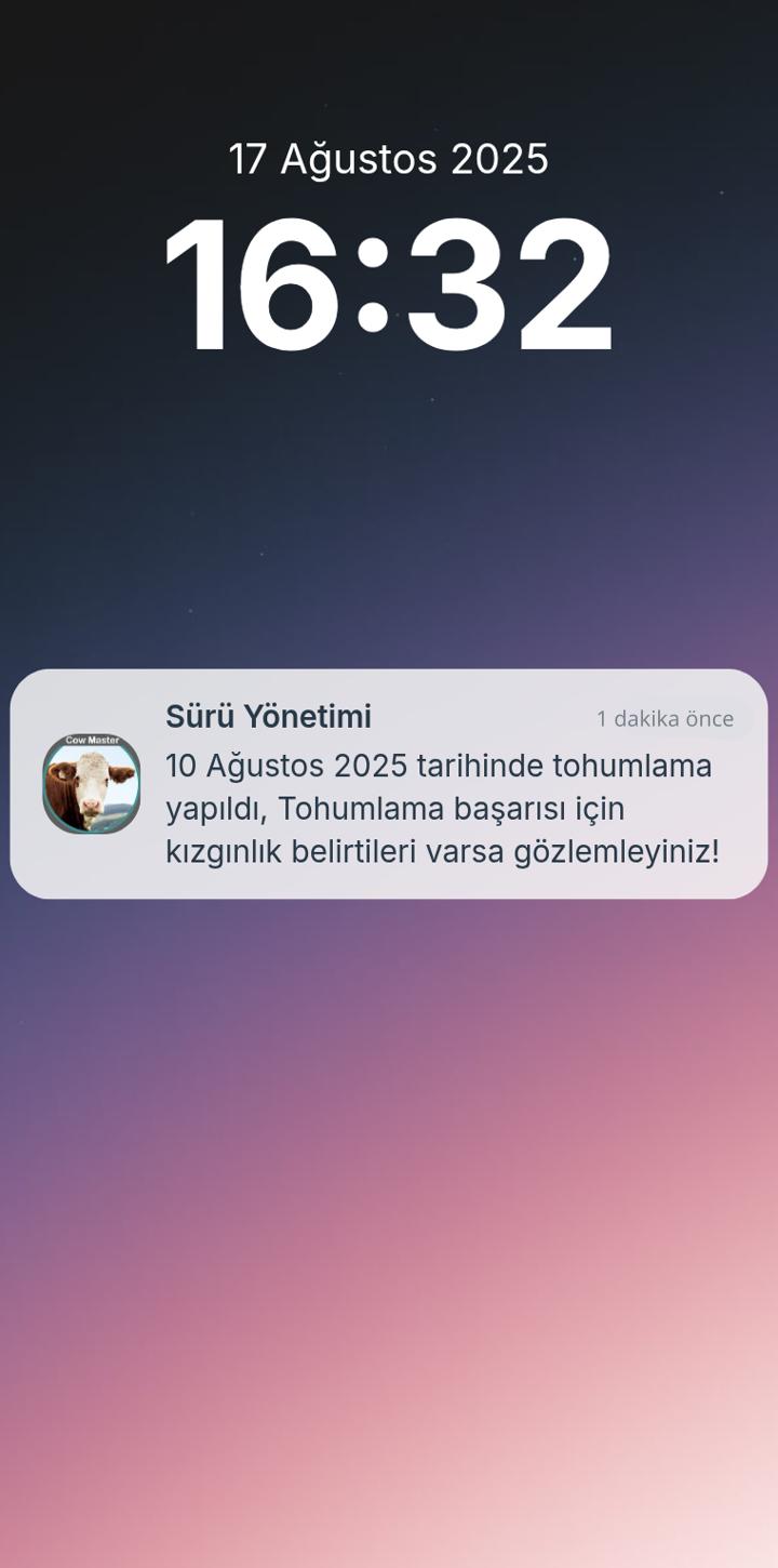 İnek Bildirim