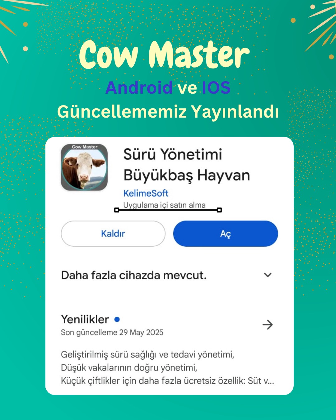 sürü yönetimi güncellendi görseli
